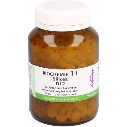 BIOCHEMIE 11 Silicea D 12 Tabletten BIOCHEMIE 11 Silicea D 12 Tabletten