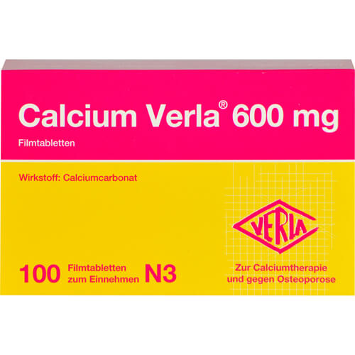 CALCIUM VERLA 600 mg Filmtabletten CALCIUM VERLA 600 mg Filmtabletten