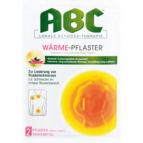 ABC Wärme-Pflaster Capsicum Hansaplast med 14x22 ABC Wärme-Pflaster Capsicum Hansaplast med 14x22