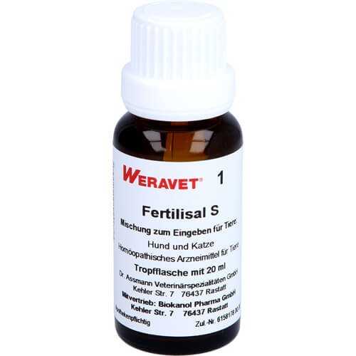 FERTILISAL S1 Tropf.f.Hunde/Katzen/heim-u.Zootiere FERTILISAL S1 Tropf.f.Hunde/Katzen/heim-u.Zootiere