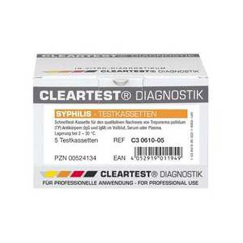 SYPHILIS Cleartest Testkassette Vollblut SYPHILIS Cleartest Testkassette Vollblut