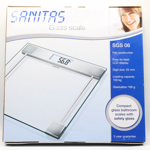 SANITAS SGS 06 Glaswaage SANITAS SGS 06 Glaswaage