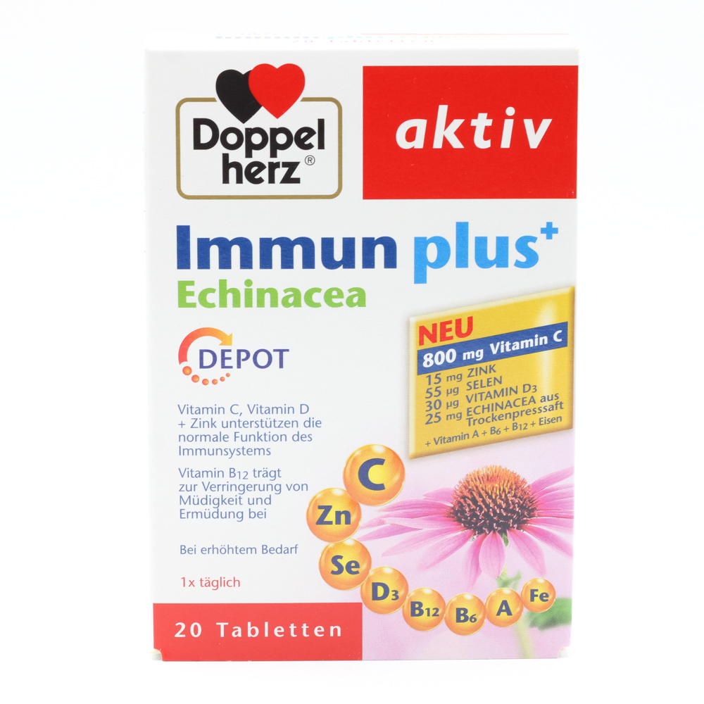 DOPPELHERZ Immun plus Echinacea Depot Tabletten DOPPELHERZ Immun plus Echinacea Depot Tabletten