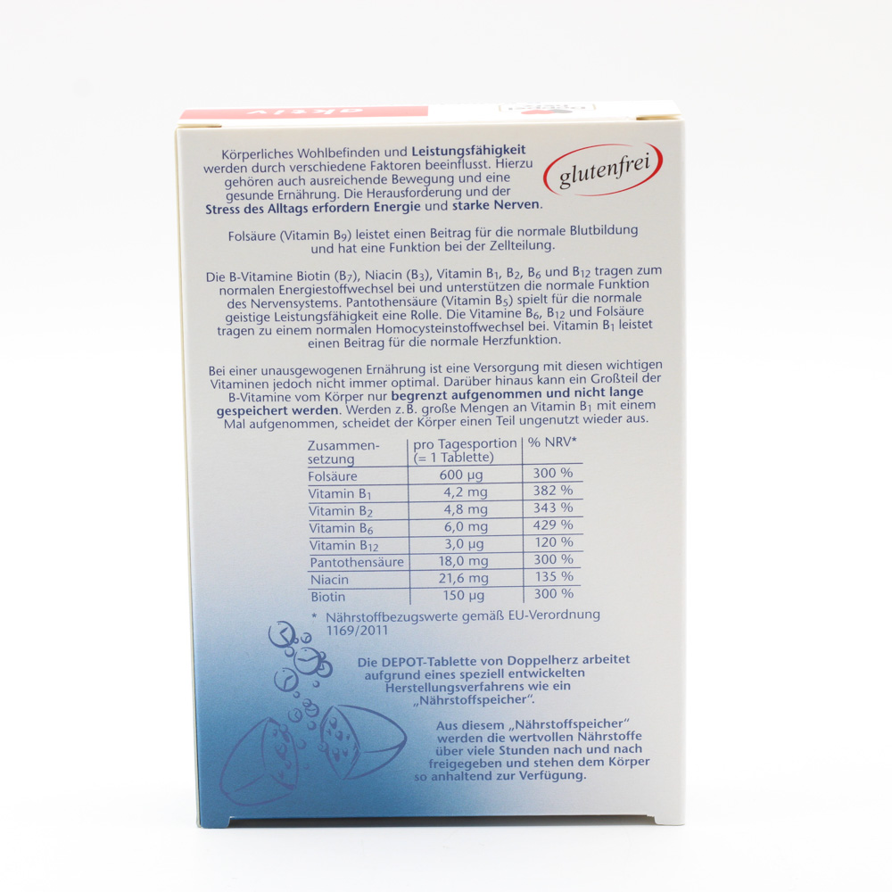 DOPPELHERZ B-Komplex+Folsäure Tabletten DOPPELHERZ B-Komplex+Folsäure Tabletten