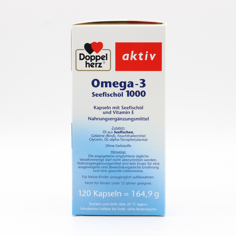 DOPPELHERZ Omega-3 Seefischöl 1000 Kapseln DOPPELHERZ Omega-3 Seefischöl 1000 Kapseln