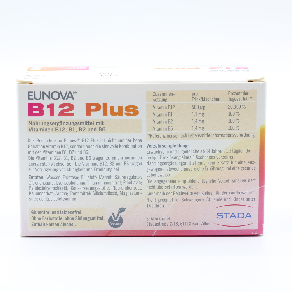 EUNOVA B12 Plus Trinkfläschchen EUNOVA B12 Plus Trinkfläschchen