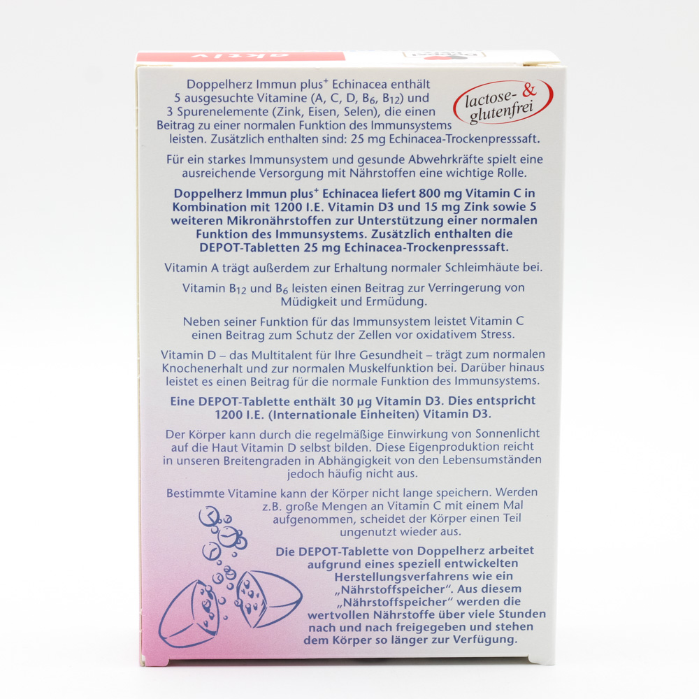 DOPPELHERZ Immun plus Echinacea Depot Tabletten DOPPELHERZ Immun plus Echinacea Depot Tabletten