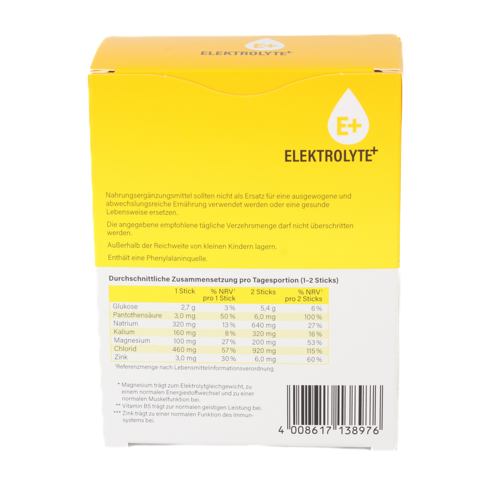 ELEKTROLYTE+ Granulatsticks ELEKTROLYTE+ Granulatsticks