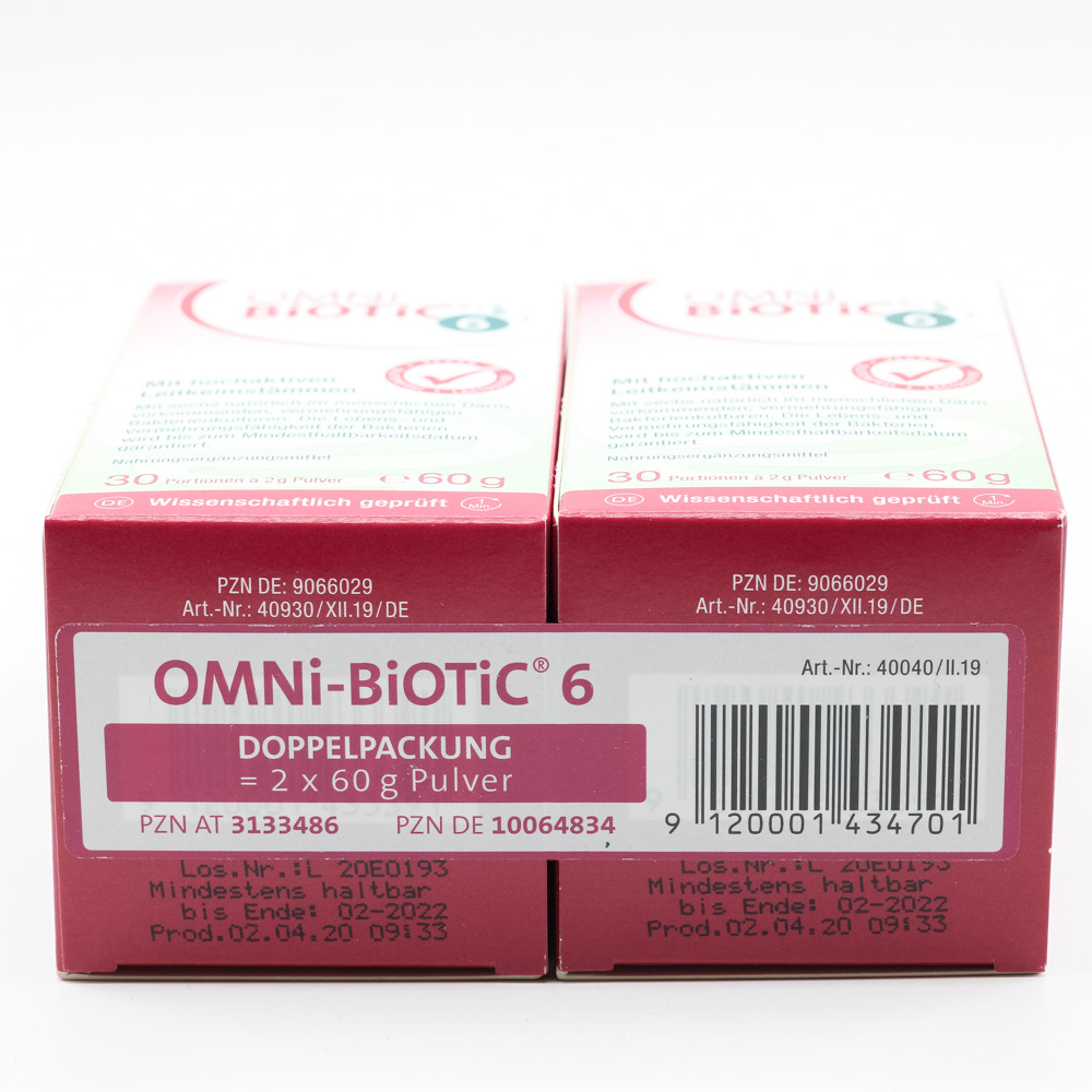 OMNI BiOTiC 6 Pulver Doppelpackung OMNI BiOTiC 6 Pulver Doppelpackung