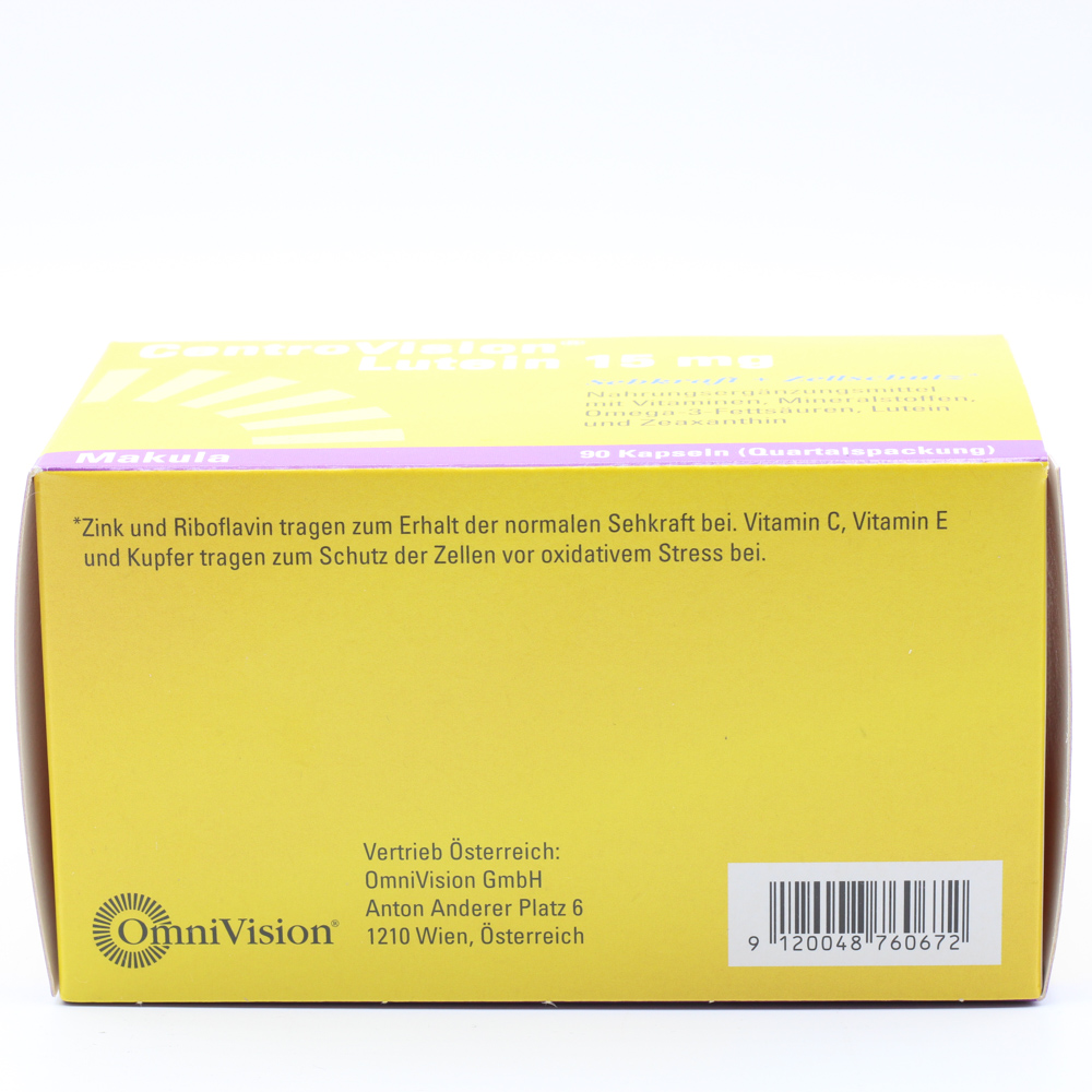 CENTROVISION Lutein 15 mg Kapseln CENTROVISION Lutein 15 mg Kapseln