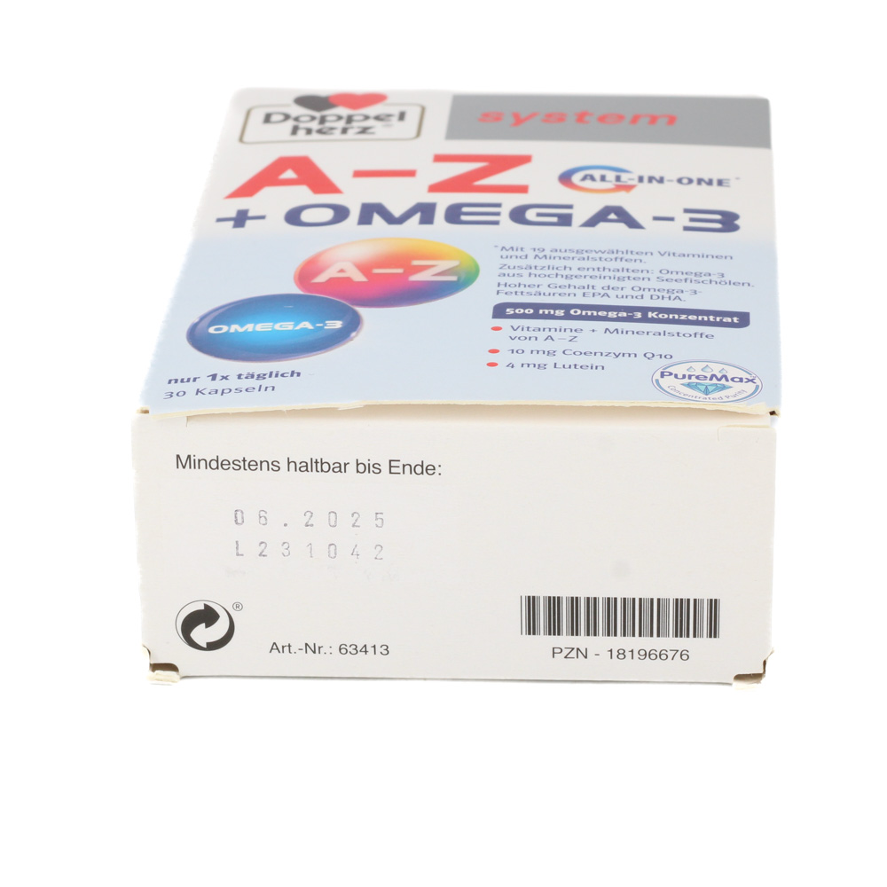 DOPPELHERZ A-Z+Omega-3 all-in-one system Kapseln DOPPELHERZ A-Z+Omega-3 all-in-one system Kapseln