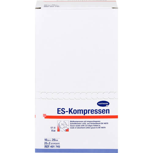 ES-KOMPRESSEN steril 10x20 cm 8fach ES-KOMPRESSEN steril 10x20 cm 8fach