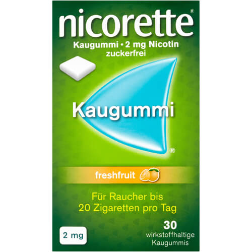 NICORETTE Kaugummi 2 mg freshfruit NICORETTE Kaugummi 2 mg freshfruit