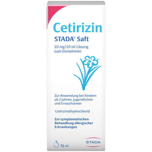 CETIRIZIN STADA Saft 10 mg/10 ml CETIRIZIN STADA Saft 10 mg/10 ml