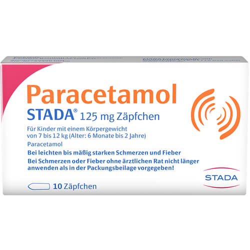 PARACETAMOL STADA 125 mg Zäpfchen PARACETAMOL STADA 125 mg Zäpfchen