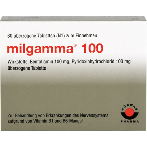MILGAMMA 100 mg überzogene Tabletten MILGAMMA 100 mg überzogene Tabletten