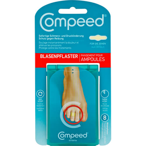 COMPEED Blasenpflaster an den Zehen COMPEED Blasenpflaster an den Zehen