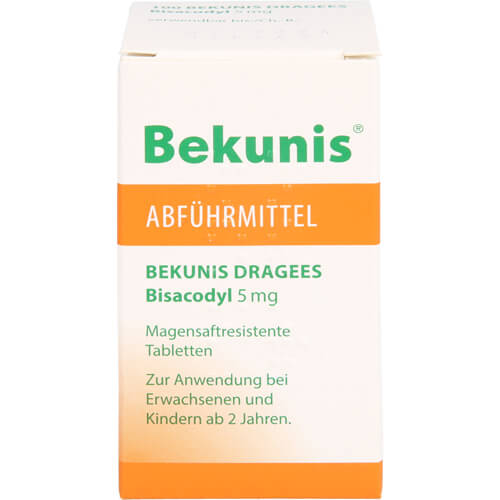 BEKUNIS Dragees Bisacodyl 5 mg magensaftres.Tabl. BEKUNIS Dragees Bisacodyl 5 mg magensaftres.Tabl.