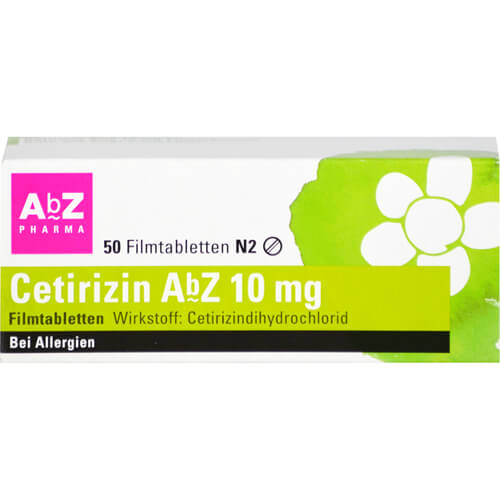 CETIRIZIN AbZ 10 mg Filmtabletten CETIRIZIN AbZ 10 mg Filmtabletten