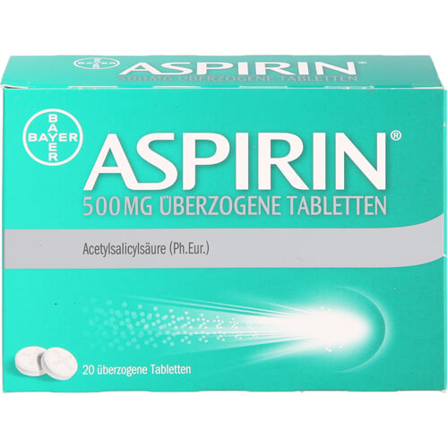ASPIRIN 500 mg überzogene Tabletten ASPIRIN 500 mg überzogene Tabletten