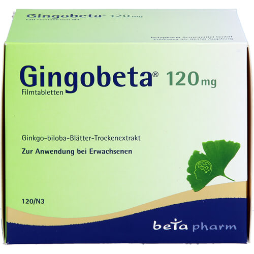 GINGOBETA 120 mg Filmtabletten GINGOBETA 120 mg Filmtabletten