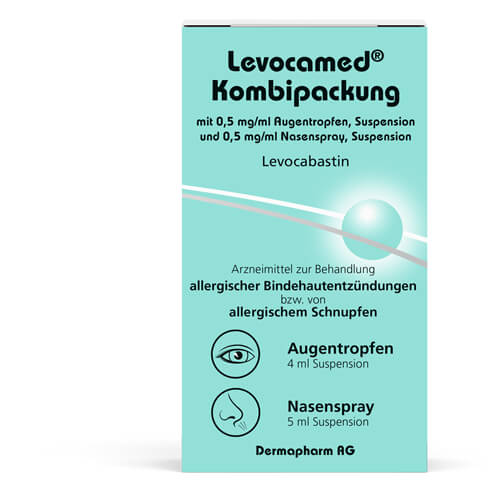 LEVOCAMED Kombi 0,5 mg/ml AT + 0,5 mg/ml Nasenspr. LEVOCAMED Kombi 0,5 mg/ml AT + 0,5 mg/ml Nasenspr.