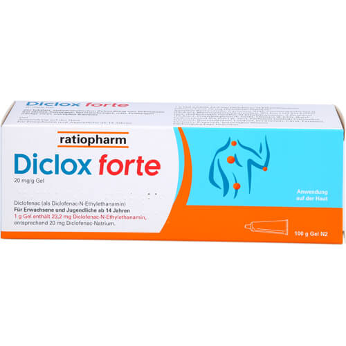 DICLOX forte 20 mg/g Gel DICLOX forte 20 mg/g Gel