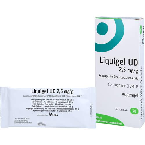 LIQUIGEL UD 2,5mg/g Augengel i.Einzeldosisbeh. LIQUIGEL UD 2,5mg/g Augengel i.Einzeldosisbeh.