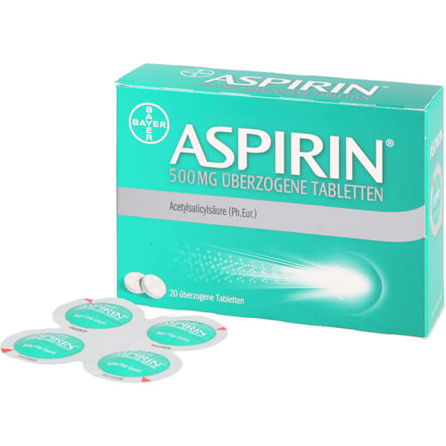 ASPIRIN 500 mg überzogene Tabletten ASPIRIN 500 mg überzogene Tabletten