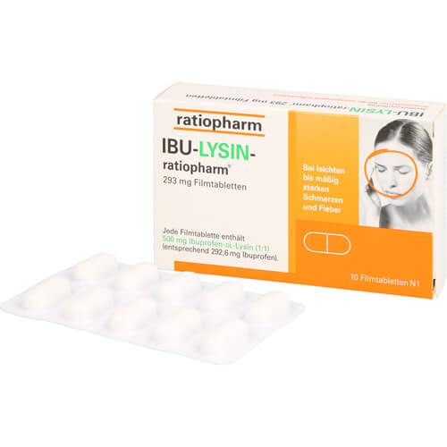 IBU-LYSIN-ratiopharm 293 mg Filmtabletten IBU-LYSIN-ratiopharm 293 mg Filmtabletten