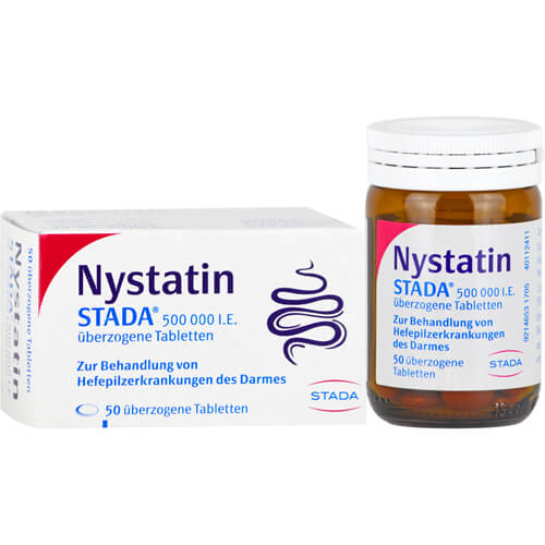 NYSTATIN STADA 500.000 I.E. überzogene Tab. NYSTATIN STADA 500.000 I.E. überzogene Tab.