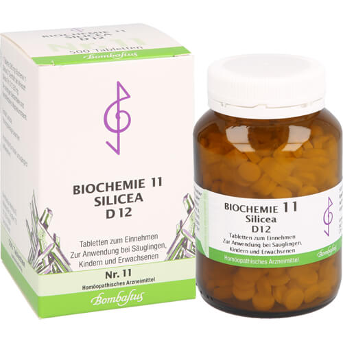 BIOCHEMIE 11 Silicea D 12 Tabletten BIOCHEMIE 11 Silicea D 12 Tabletten