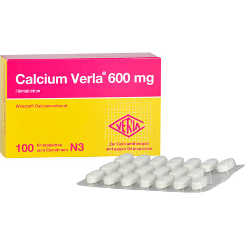 CALCIUM VERLA 600 mg Filmtabletten CALCIUM VERLA 600 mg Filmtabletten