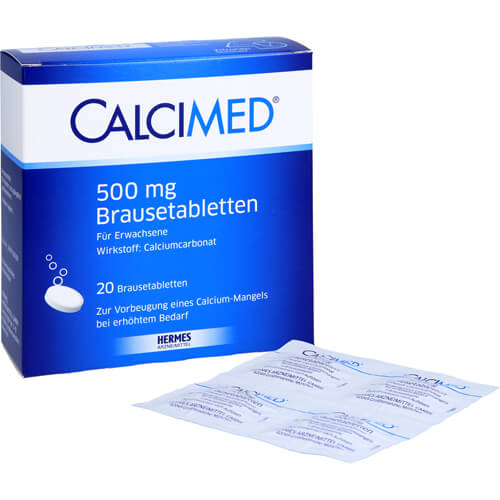 CALCIMED 500 mg Brausetabletten CALCIMED 500 mg Brausetabletten