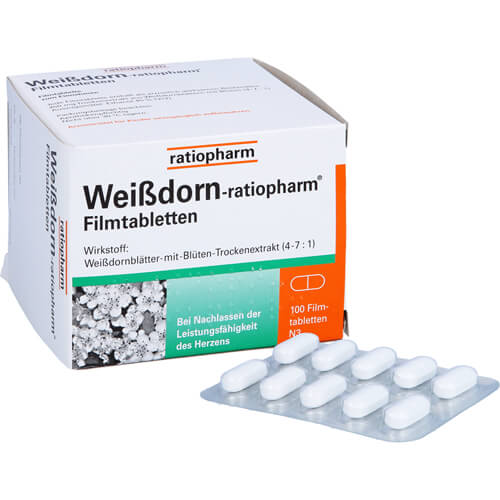 WEISSDORN-RATIOPHARM Filmtabletten WEISSDORN-RATIOPHARM Filmtabletten