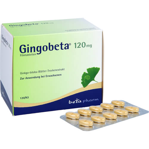 GINGOBETA 120 mg Filmtabletten GINGOBETA 120 mg Filmtabletten