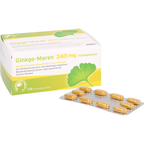 GINKGO-MAREN 240 mg Filmtabletten GINKGO-MAREN 240 mg Filmtabletten