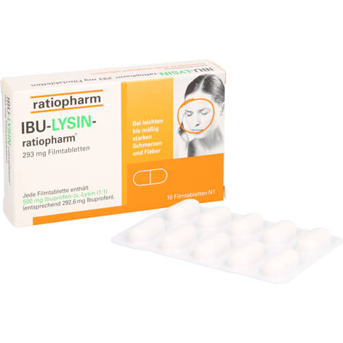 IBU-LYSIN-ratiopharm 293 mg Filmtabletten IBU-LYSIN-ratiopharm 293 mg Filmtabletten