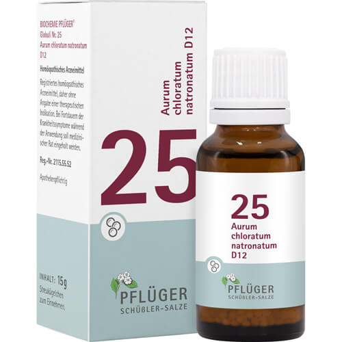 BIOCHEMIE Pflüger 25 Aurum chlorat.natron.D 12 Gl. BIOCHEMIE Pflüger 25 Aurum chlorat.natron.D 12 Gl.