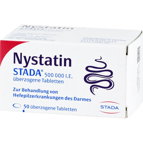 NYSTATIN STADA 500.000 I.E. überzogene Tab. NYSTATIN STADA 500.000 I.E. überzogene Tab.