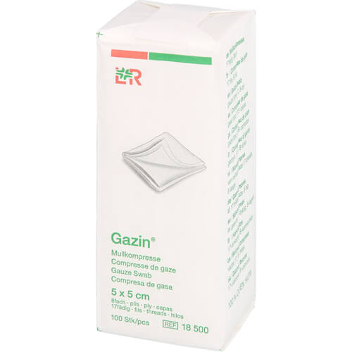 GAZIN Mullkomp.5x5 cm unsteril 8fach Op GAZIN Mullkomp.5x5 cm unsteril 8fach Op