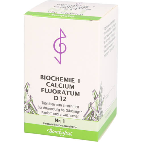 BIOCHEMIE 1 Calcium fluoratum D 12 Tabletten BIOCHEMIE 1 Calcium fluoratum D 12 Tabletten