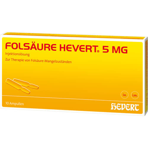 FOLSÄURE HEVERT 5 mg Ampullen FOLSÄURE HEVERT 5 mg Ampullen