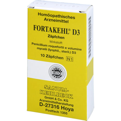 FORTAKEHL D 3 Zäpfchen FORTAKEHL D 3 Zäpfchen