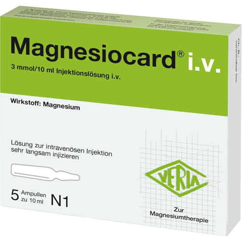 MAGNESIOCARD i.v. Injektionslösung MAGNESIOCARD i.v. Injektionslösung