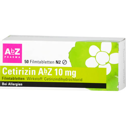 CETIRIZIN AbZ 10 mg Filmtabletten CETIRIZIN AbZ 10 mg Filmtabletten