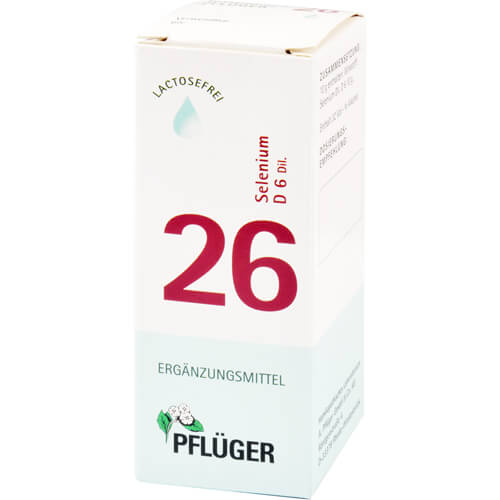 BIOCHEMIE Pflüger 26 Selenium D 6 Tropfen BIOCHEMIE Pflüger 26 Selenium D 6 Tropfen