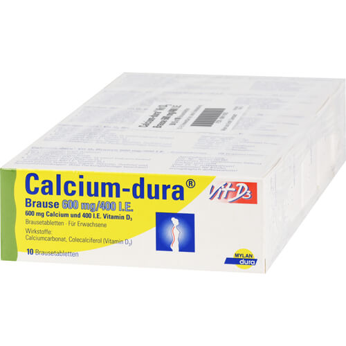 CALCIUM DURA Vit D3 Brause 600 mg/400 I.E. CALCIUM DURA Vit D3 Brause 600 mg/400 I.E.