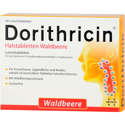 DORITHRICIN Halstabletten Waldbeere DORITHRICIN Halstabletten Waldbeere