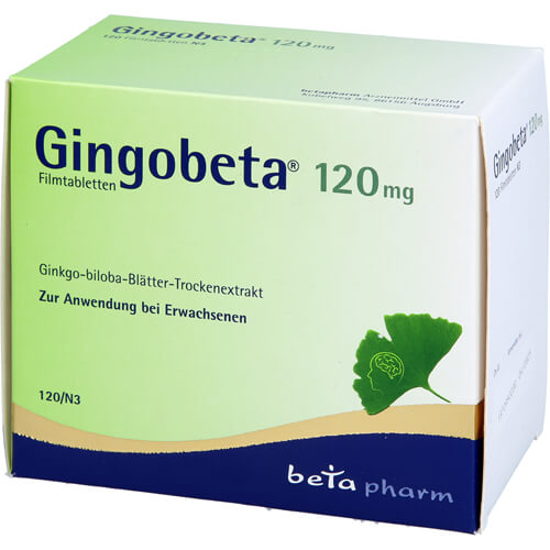 GINGOBETA 120 mg Filmtabletten GINGOBETA 120 mg Filmtabletten